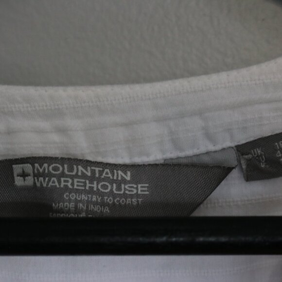 Mountain Warehouse Cotton 3/4 Sleeve Blouse – Size 12 - Picture 3 of 3